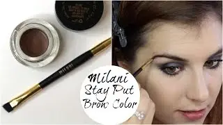 Milani Stay Put Brow Color Review + Demo | Bailey B.