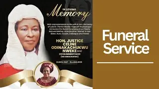 LIVE COVERAGE FUNERAL DAY | HON. JUSTICE CELINE O. NWEKE (RTD) | AWKA | ANAMBRA STATE | 10.10.2025