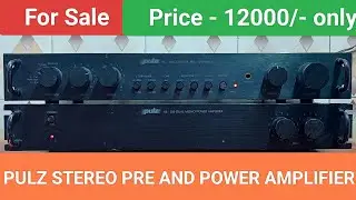 PULZ STEREO PRE AND POWER AMPLIFIER Nice Sound Quality Contact number - 8750424840