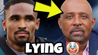 Derrick Gun Is HATING & LYING On Jalen Hurts AJ Brown Already Called Him Out