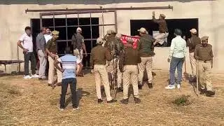#Breaking news Jammu Kashmir Police seized property of gangster mafias in village Naswada of Bishnah