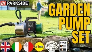 GARDEN PUMP SET Parkside PGPS 1100 B2 UK ENGLISH IRISH MALTESE IL-LINGWA MALTIJA  LIDL