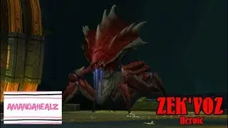 WoW BfA - Uldir Raid Guide - Zek'voz (Heroic) - Resto Druid POV with COMMENTARY