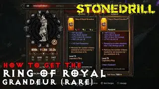 DIABLO 3 Reaper of Souls - How to get Ring of Royal Grandeur Rare Legendary Ring