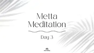 Day 3 : Mini Metta Meditation