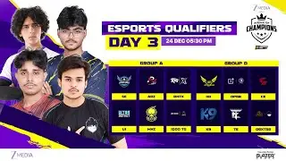 Zee Media Arena of Champions | Esports Qualifiers Day 3 | Group AxD #tsg #totalgaming #k9esports