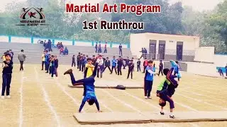 1st Run thoru Karate Program Jaipuria School Ayodhya Neeraj sir #martialarts #karate1 #progams