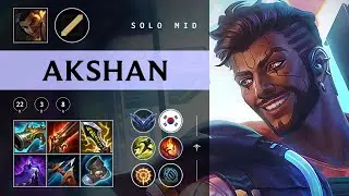 Akshan Mid vs Zoe - KR Diamond Patch 25.24