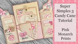 Super Simples 3 Candy Cane Tutorial AND a Fussy Cut FREEBIE. Fun Christmas Project!