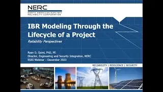 IBR Modeling Through the Lifecycle of a Project: Reliability Perspectives