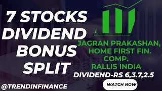 JAGRAN PRAKASHAN,HOME FIRST FIN. COMP.,RALLIS INDIA #trendinfinance#passiveincomefromsharemarket