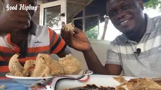 Ghana food --- Ga Kenkey & Fish
