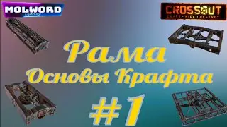 Crossout РАМА КАК СТРОИТЬ С ЧЕГО НАЧАТЬ Гайд (Наземка)