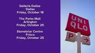 Uniqlo announces opening date for three new North Texas locations