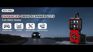 Zecirl V519 OBD2 Diagnostic Scanner &ndash; Car Code Reader with 35,901 DTC Lookup