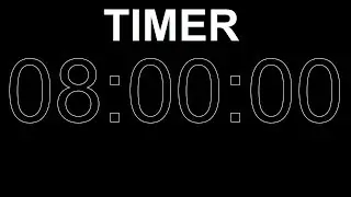 8 hour Timer Alarm clock Countdown 8 Stunden Schlaf Timer Countdown Wecker sleep Timer