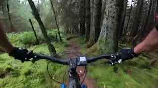 NuSkool Hidden DH into Fool Skool Dunkeld Craigvinean Whyte E180RS enduro trails eBike Scotland