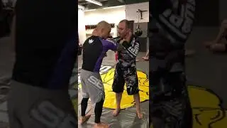 SBG Belfast - Takedown to back take and finish from collar tie.