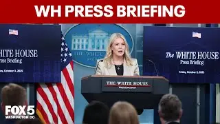FULL VIDEO: White House Briefing on Day 3 of Government Shutdown  | FOX 5 DC