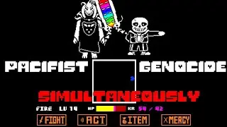I Played Undertale Pacifist And Genocide Simultaneously