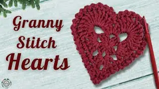 Crochet Coaster for Valentine&rsquo;s Day ❤️ Easy Granny Square Tutorial