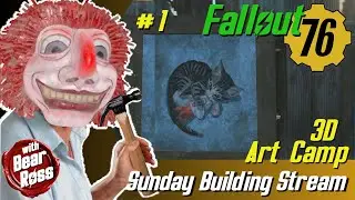 Camp Building Fallout76: Attempting a Art Camp 🔴