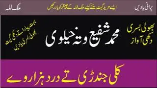 Shafi Akhtar Wattakhelvi | Wadi Bhakhra Mariandi Aan Yaar Way | Old Punjabi Saraiki Song