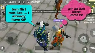 Random girl flirting in cheer park ☺️ | bgmi