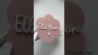 Madeliefje voor Ella-Noor ✨ #behindthescene #smallbusiness #voorjou #cadeau #gepersonaliseerd