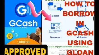 HOW TO BORROW IN GCASH USING GLOAN#Street tv vlog