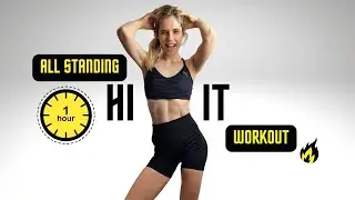 BURN 700 CALORIES - ALL STANDING 60 MINUTE HIIT - 1 HOUR - CARDIO HIGH INTENSITY WORKOUT AT HOME