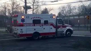 Paramus Ambulance/EMS Responding To MVA 