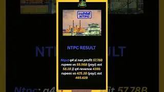 NTPC RESULT | Stock Reaction? #StockMarket