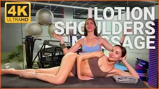 Sport Shoulder Massage with Lotion by Olga | Ultimate Relaxation & Recovery 💆‍♀️✨