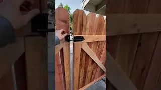 Double Swing Wooden Gate