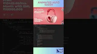 3D Animated Auto Slider Design | HTML ,CSS & JS | SDSQUAR Solutions 