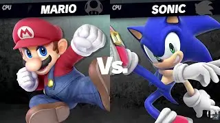 Super Smash Bros. Ultimate - Battle #3276 Mario VS Sonic