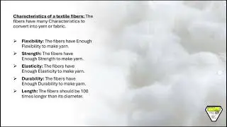 Textile Fibers and it's characteristics | #Textile Planet