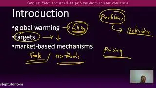 Global Warming, Targets, Market Based Mechanism - Environmental Economics - Indian Economic Services