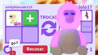 Adopt me: O que Ofertam pelo Monkey das Neves Mega? +Trades Conclu&iacute;das.