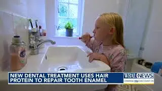 New dental treatment uses hair protein to repair tooth enamel