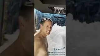 SnowFALL SF800 unit as a snow cave concept with windblower at STOCK***** Resort, Austria