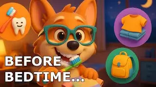 🎵 Before Bedtime &ndash; Nighttime Routine Song for Kids | Bedtime Routine | Doodle Rhymes