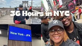 36 HOURS IN NYC VLOG: Tempo Times Square, Los Tacos No 1, Bus Tour, Brooklyn Bridge, Juliannas