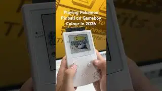 Playing Nintendo Pokemon Pinball on Gameboy Color in 2026 #retrogaming #gameboycolor #nintendo