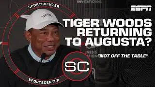 Tiger Woods could play THE MASTERS IN APRIL? ⛳️ 'Not off the table' 👀 | SportsCenter