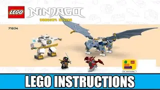 LEGO Instructions - Ninjago - 71834 - Zane's Ultra Combiner Mech - Dragons Rising Season 3 (Book 1)
