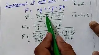 Implementation of function using NOT,AND,OR gates