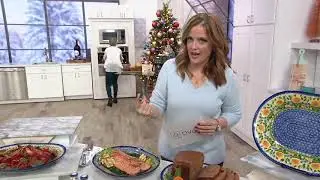 Lidia's Polish Pottery Hand-Painted Large Oval Platter on QVC