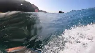 #Bodyboard. #islasCanarias. #GoPro. Bodyboard vista montura boca Go Pro 9 black primera persona.